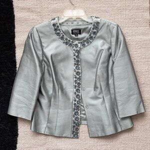 Adrianna Papell Evening Essentials Silk Jacket Size 12